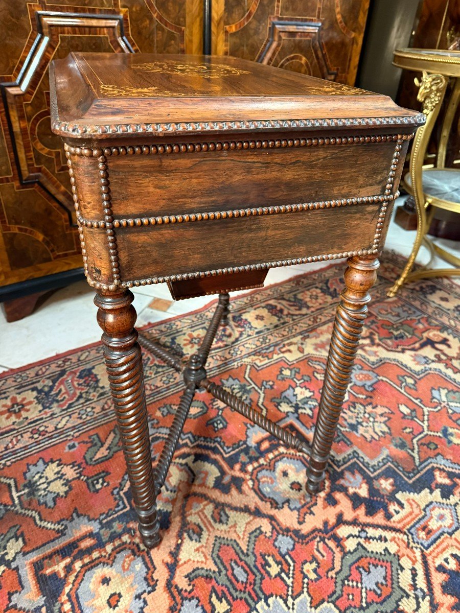 TABLE A OUVRAGE - COIFFEUSE EPOQUE CHARLES X-photo-4