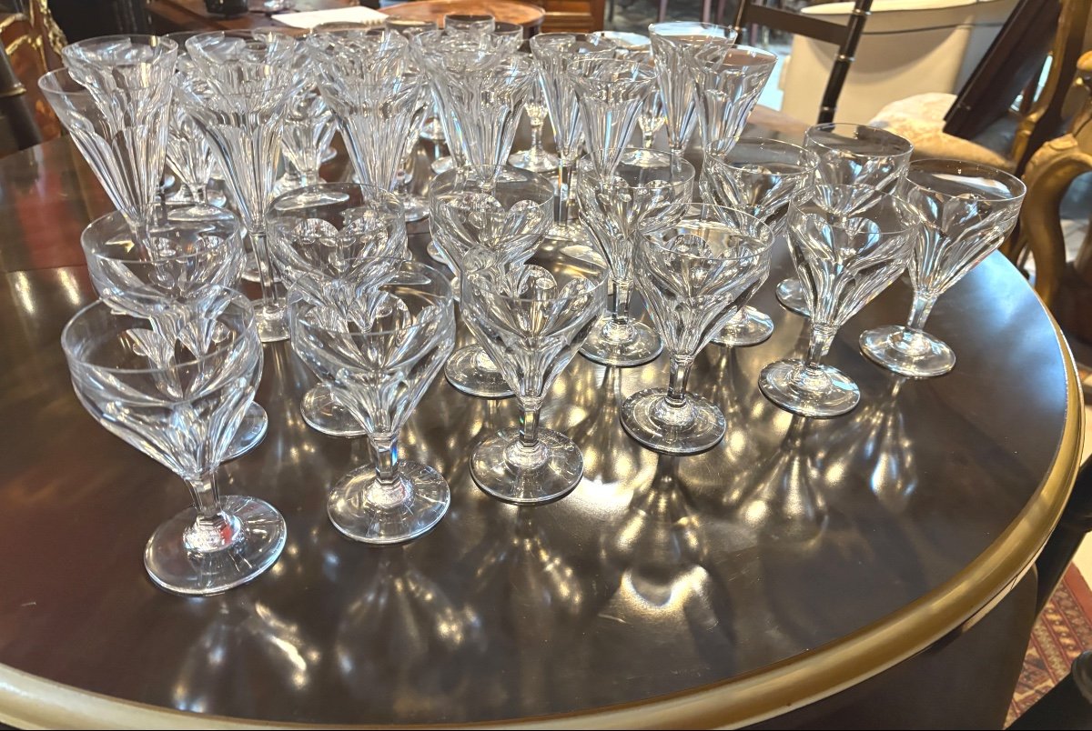  Service Of 48 Glasses From The Baccarat Manufacturer