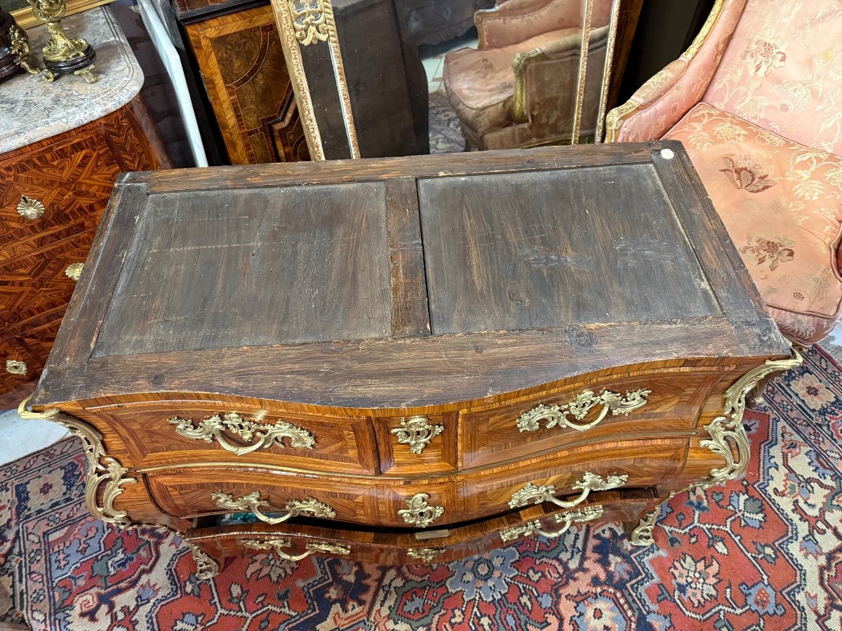 Louis XV Tomb Chest Of Drawers - 18th Century-photo-6