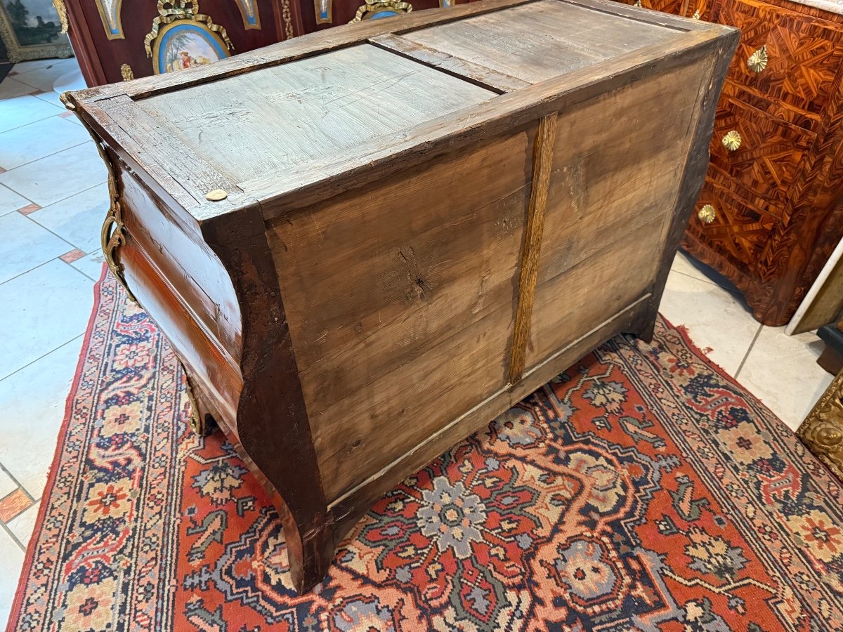 Louis XV Tomb Chest Of Drawers - 18th Century-photo-7