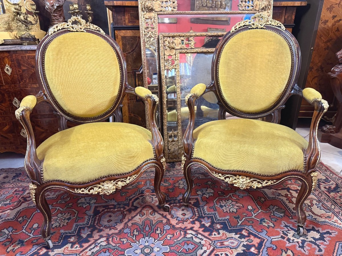 PAIRE DE FAUTEUIL EPOQUE NAPOLEON III