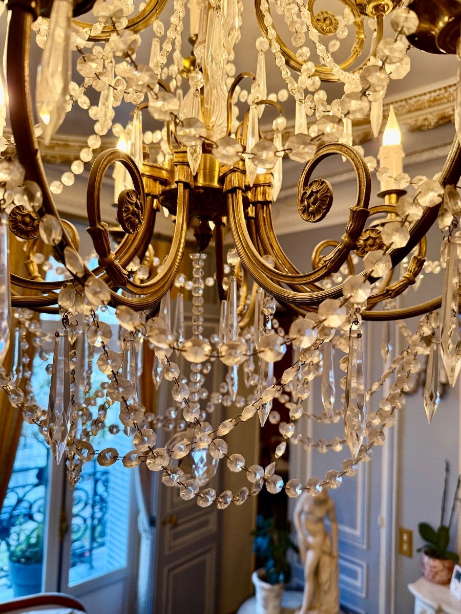 Louis XV Style Tassel Chandelier -photo-3