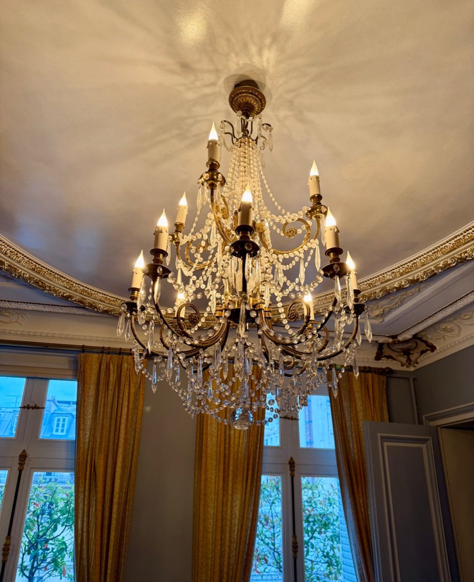 Louis XV Style Tassel Chandelier -photo-1