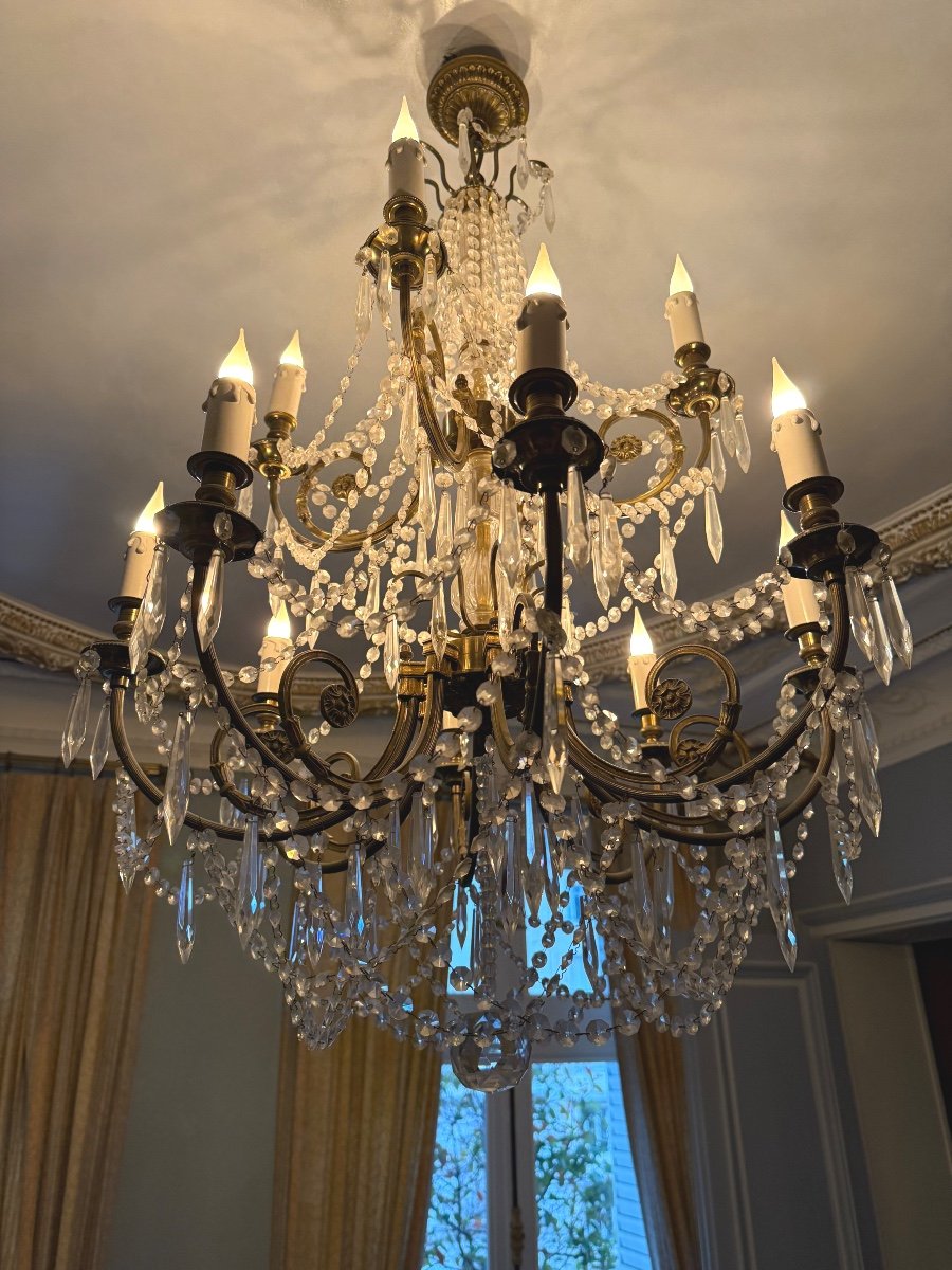 Louis XV Style Tassel Chandelier -photo-7