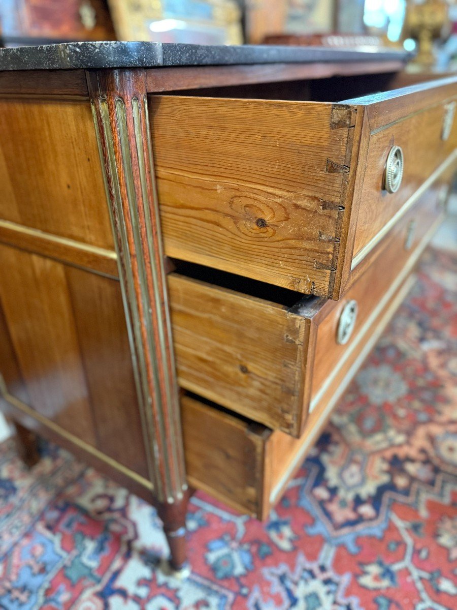 Louis XVI Period Chest Of Drawers - 18th Century -photo-3