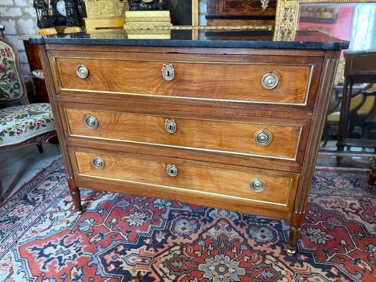 Louis XVI Period Chest Of Drawers - 18th Century -photo-4