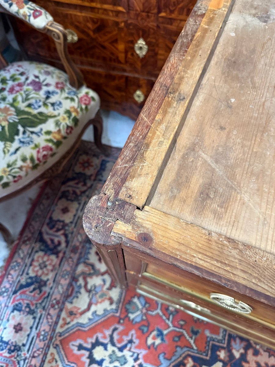 Louis XVI Period Chest Of Drawers - 18th Century -photo-6