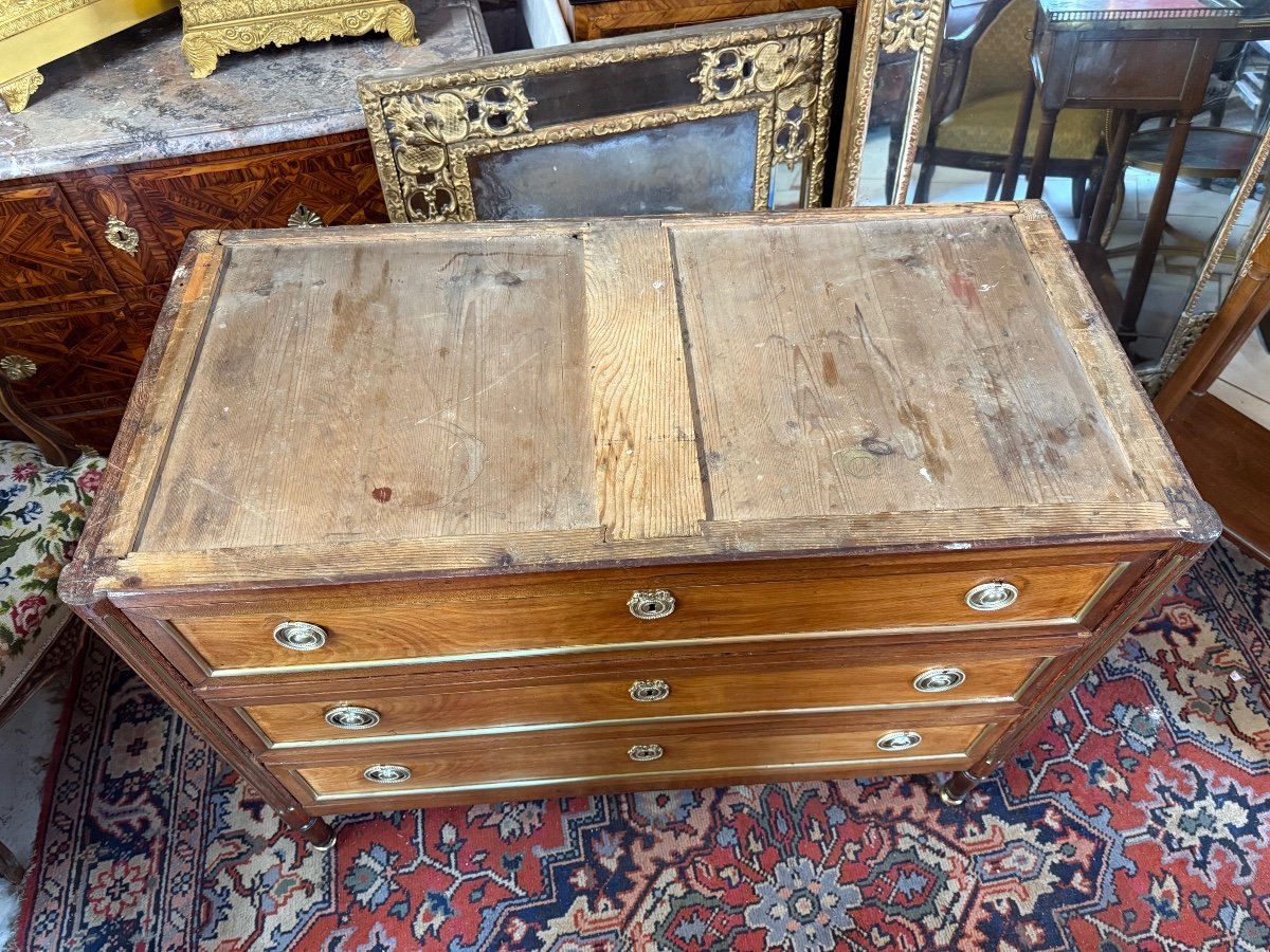 Louis XVI Period Chest Of Drawers - 18th Century -photo-7