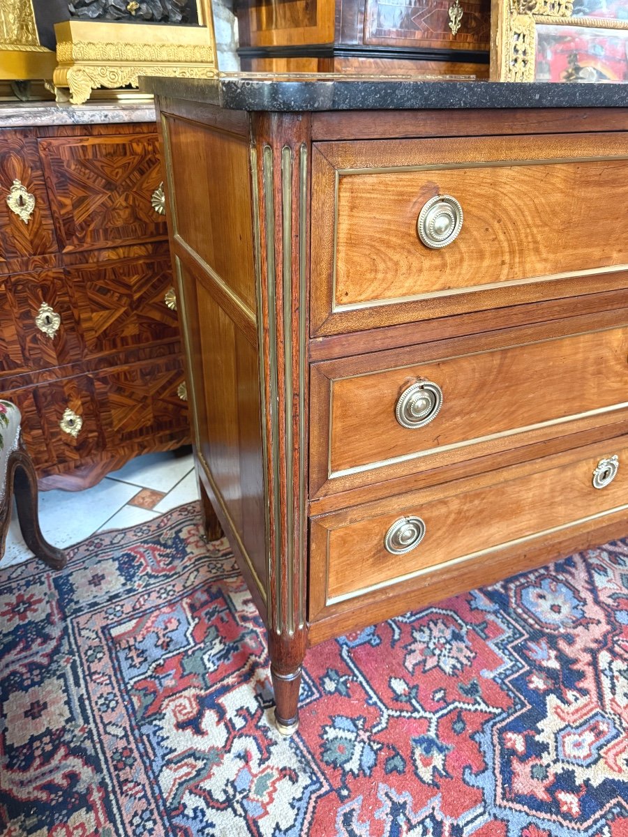 Louis XVI Period Chest Of Drawers - 18th Century -photo-5