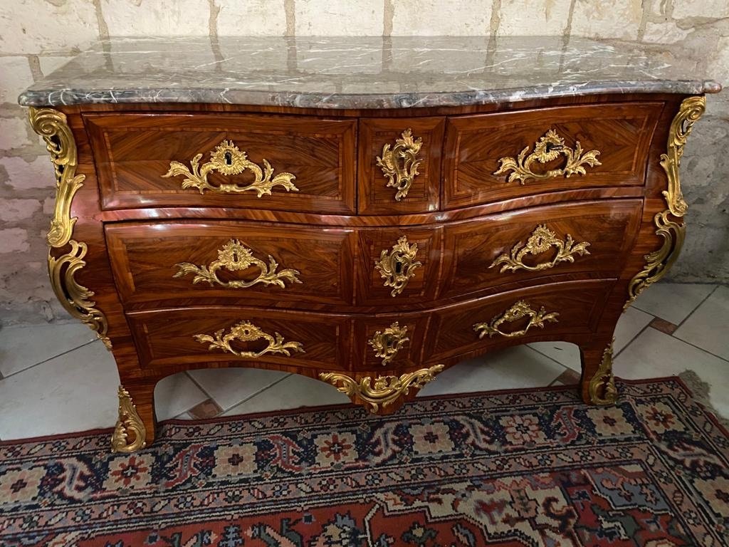 COMMODE TOMBEAU ESTAMPILLE  L.FORTIN-photo-8