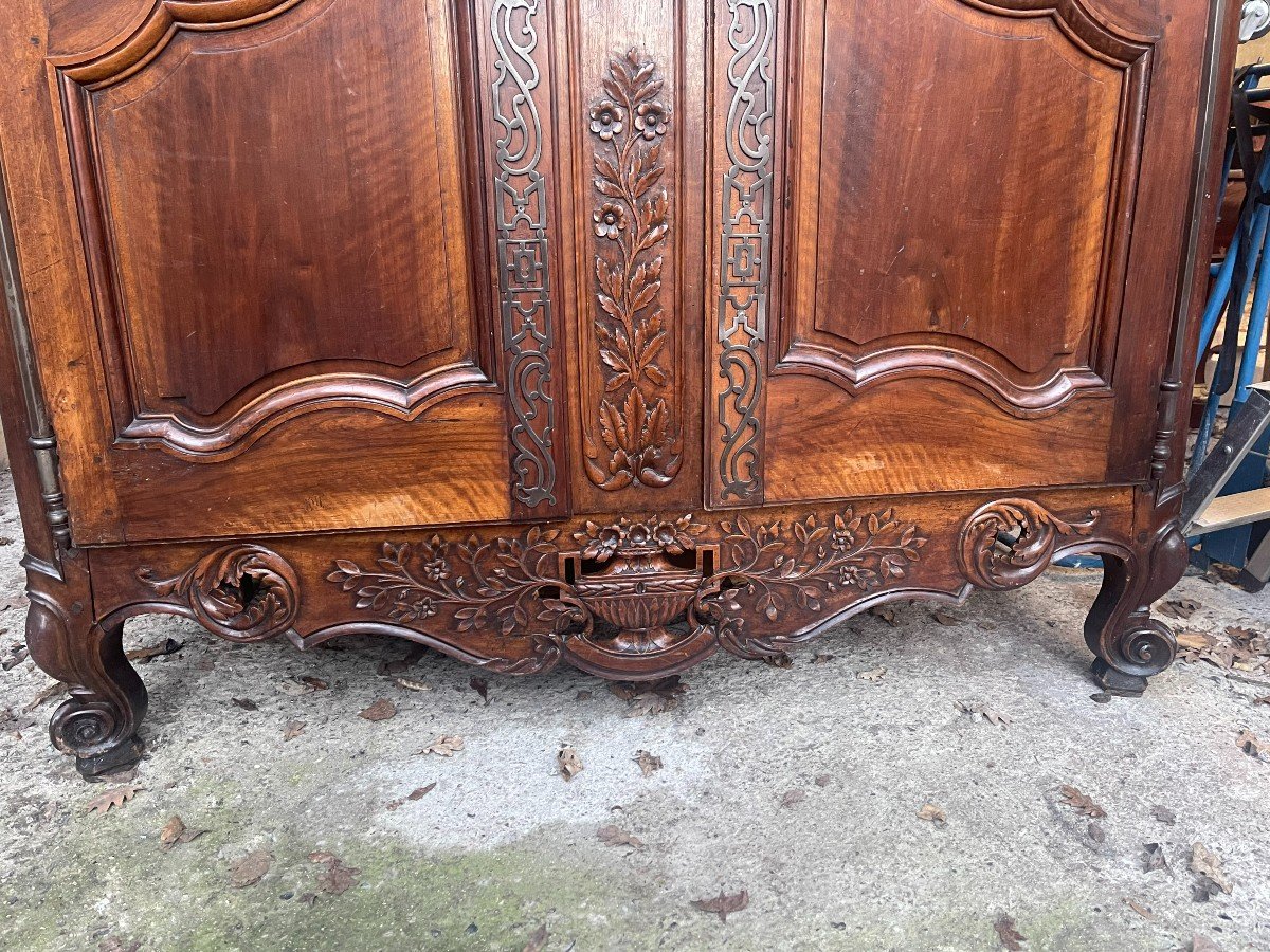 ARMOIRE PROVENCALE  DE MARIAGE EPOQUE 18ème siècle-photo-2