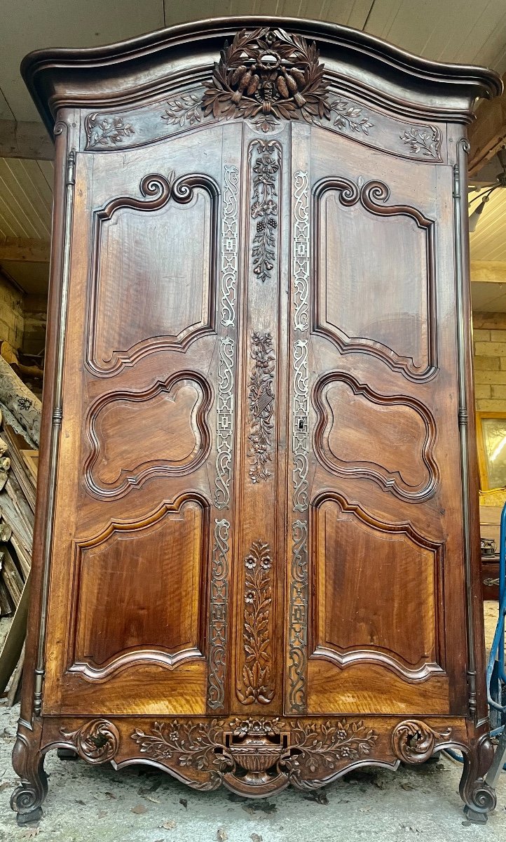 ARMOIRE PROVENCALE  DE MARIAGE EPOQUE 18ème siècle-photo-6