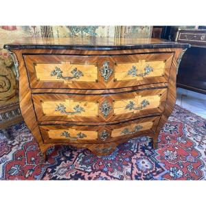 Louis XV Chest Of Drawers 18th Century Eastern France Work