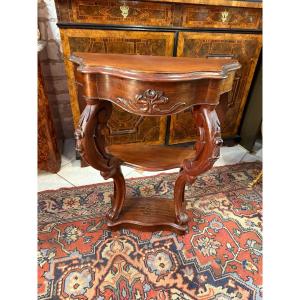 Small Louis Philippe Style Console In Mahogany