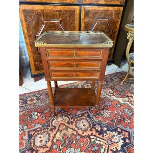 Louis XVI Period Coffee Table Known As "chiffonniere"