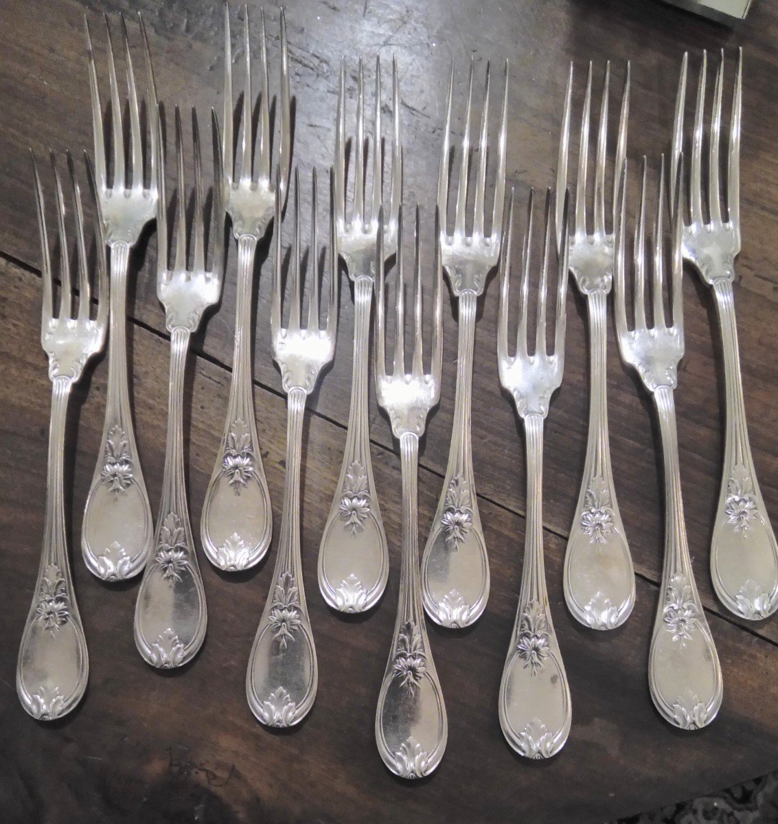 Christofle Cutlery Set Of 12 Table Cutlery -photo-3