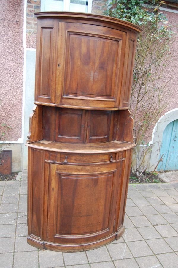 Corner D Louis Philippe Period In Walnut From The 19th Century-photo-1