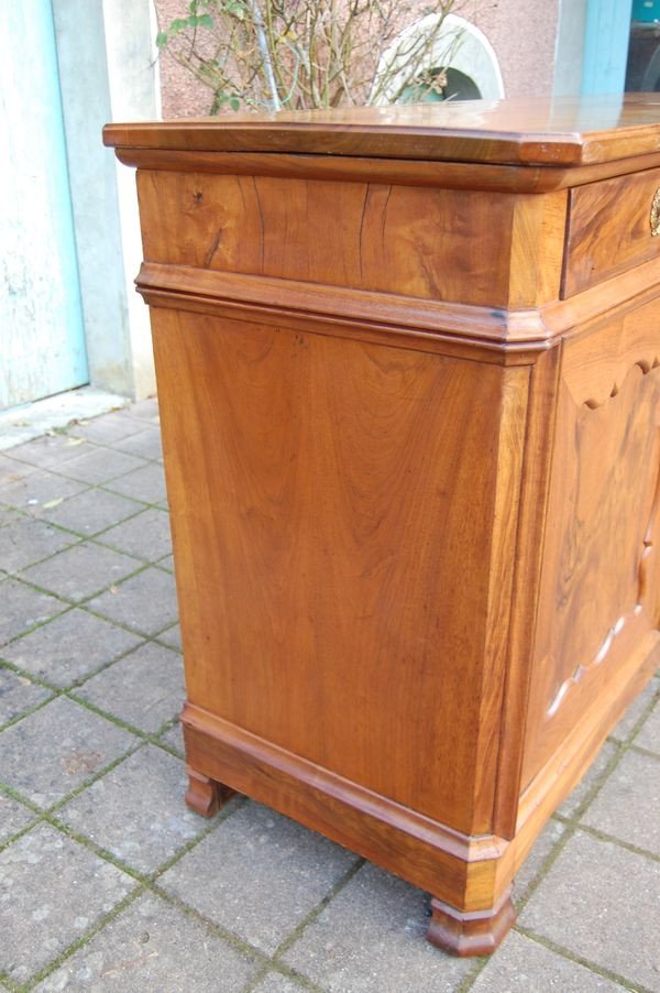 Buffet Enfilade The Louis Philippe Period In Walnut From The 19th Century-photo-5