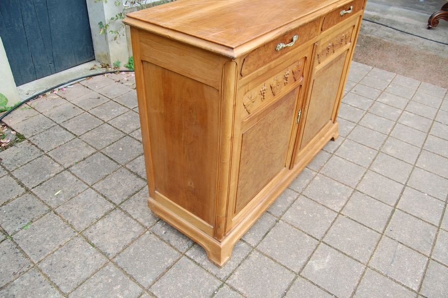 Art Nouveau Walnut Sideboard From The 1900s-photo-3