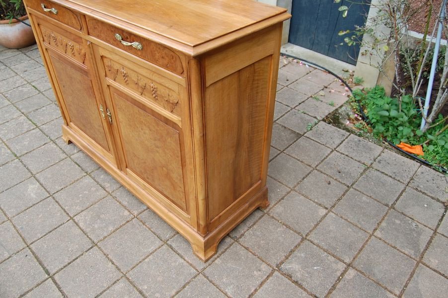 Art Nouveau Walnut Sideboard From The 1900s-photo-3