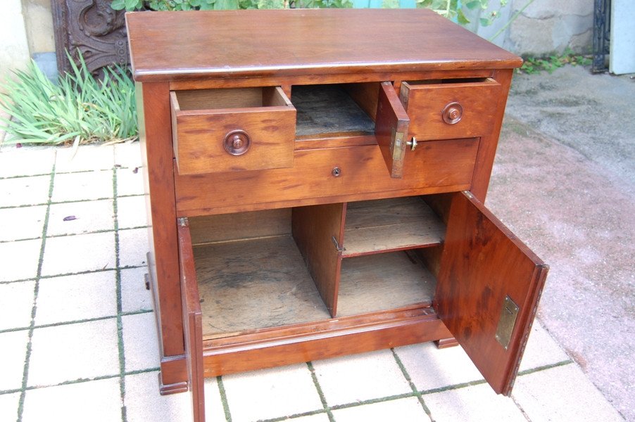 Small Louis Philippe Buffet In Mahogany From The 19th Century-photo-3