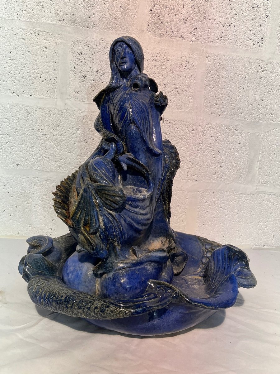 Ceramic Mermaid Fountain 