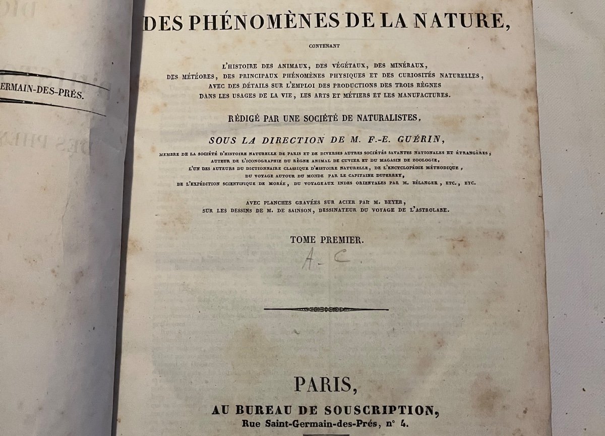 Picturesque Dictionary Of Natural History And Natural Phenomena-photo-3