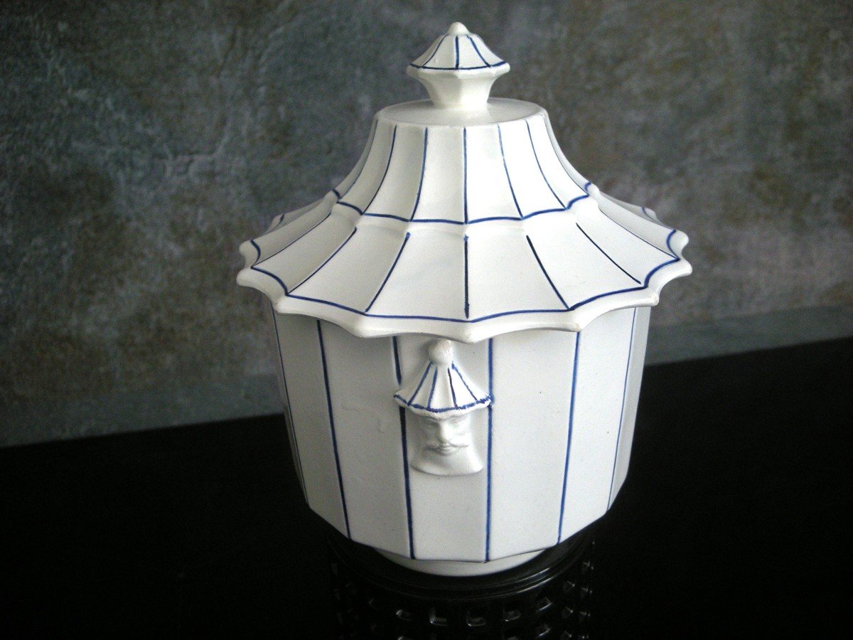 Astonishing Opaque Porcelain Sugar Bowl 1836 From Choisy Le Roi.-photo-2