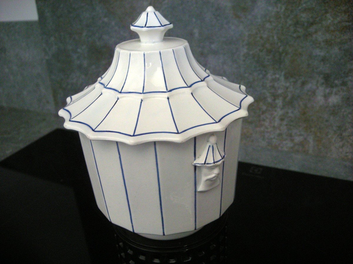 Astonishing Opaque Porcelain Sugar Bowl 1836 From Choisy Le Roi.-photo-3