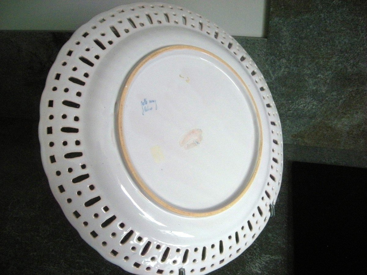 Grand  Plat  " Service  Herbier "  1868  d' Emile  Galle-photo-6