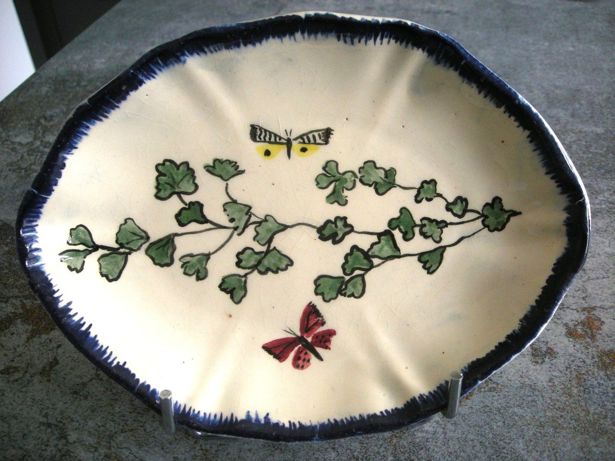 Earthenware Ravier 19th Rousseau De Bracquemont Service