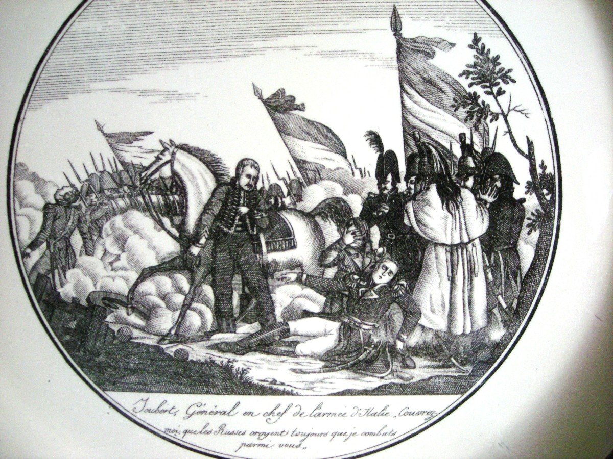 Dish Decor On General Joubert Earthenware 1824 From Choisy Le Roi-photo-4