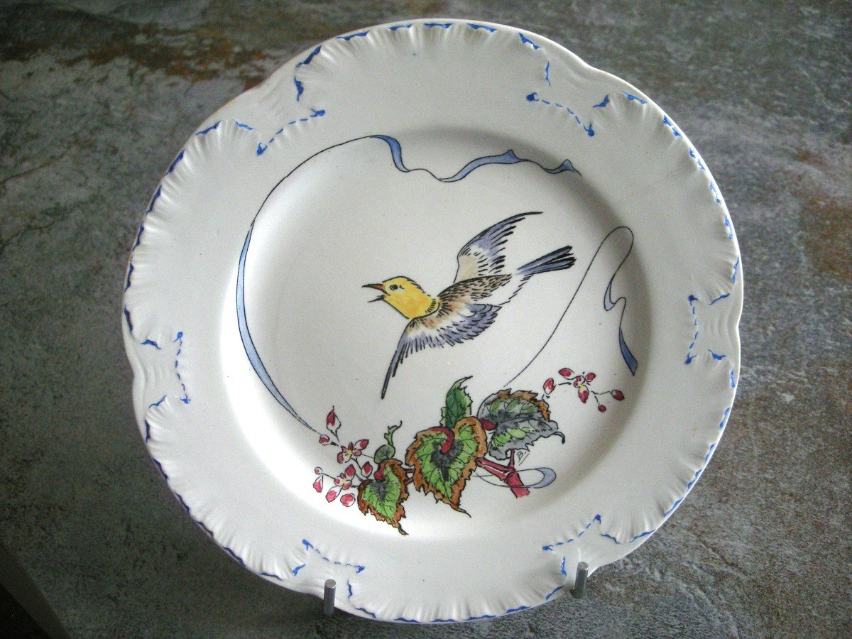 Flowers And Ribbons Service Plate Model By Haviland & Cie