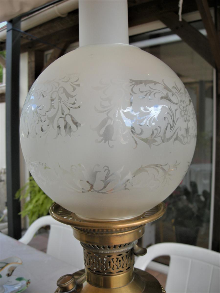 LAMPES PEINTRE LEON PARISOT ATELIER D. GRENET DE GIEN-photo-4