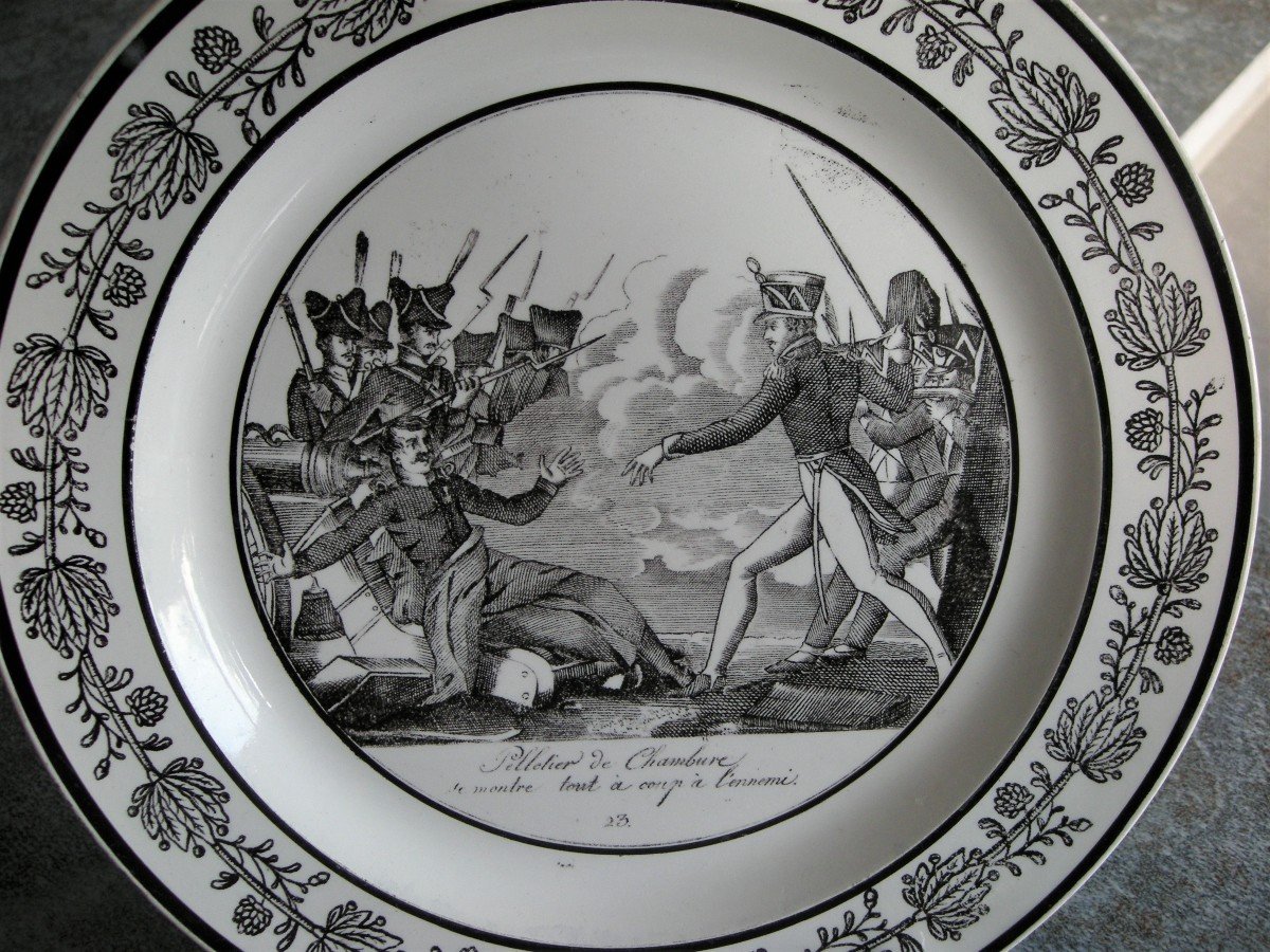 6 Plates Decor Napoleonic Battles Of Choisy Le Roi-photo-3