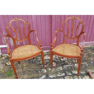 Pair Of English Armchairs