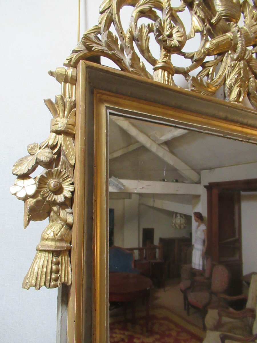 Large 18th Century Mirror-photo-3