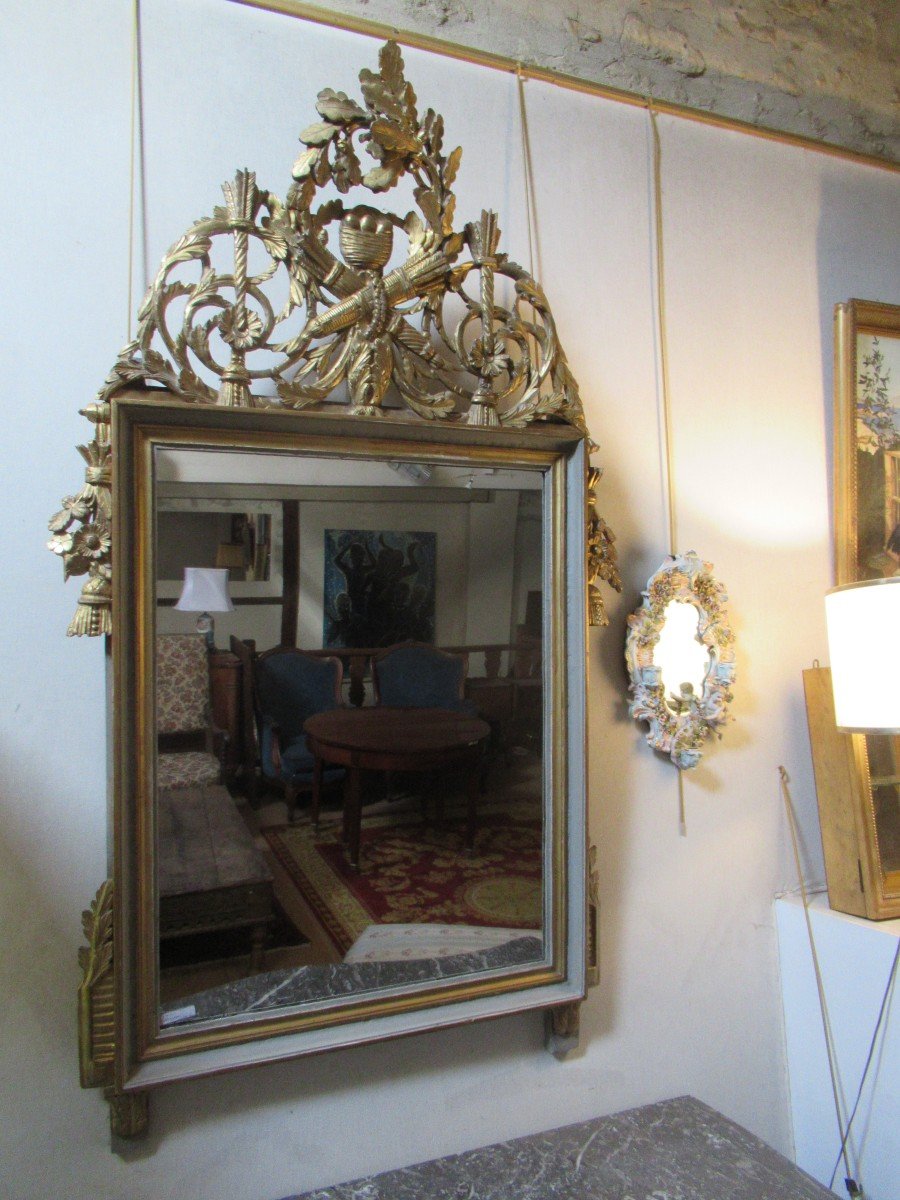 Large 18th Century Mirror