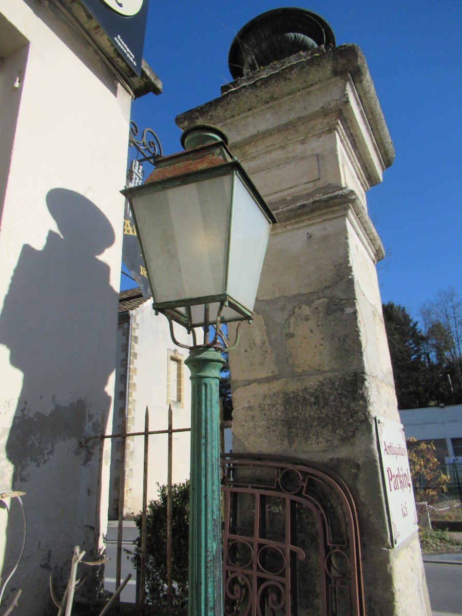 Cast Iron Park Lamp Post-photo-3