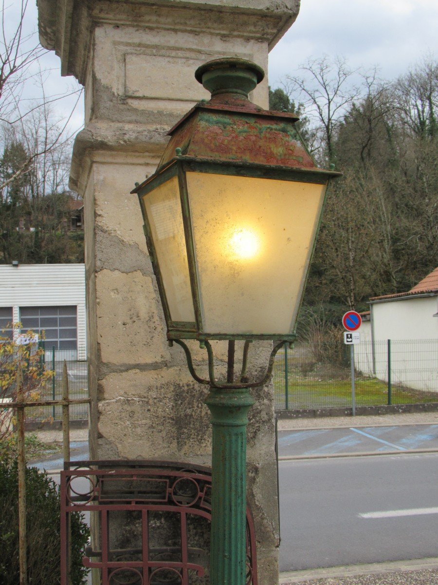 Cast Iron Park Lamp Post-photo-4