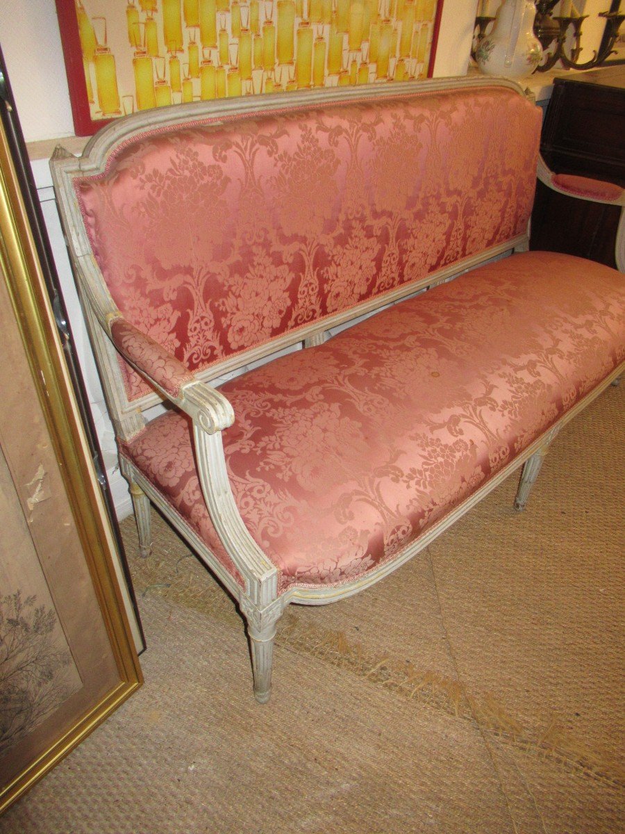 Large Louis 16 Period Sofa-photo-2