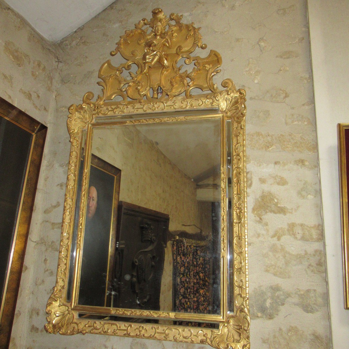 Large 18th Century Italian Mirror