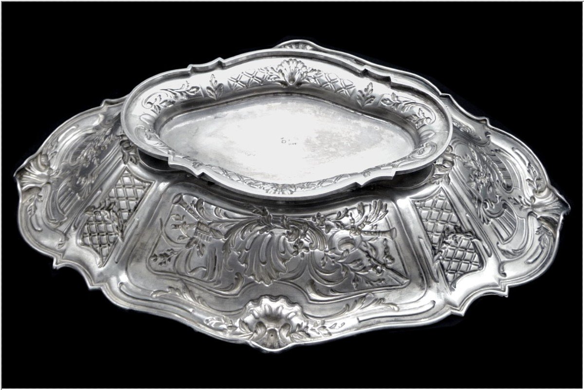 Victor Boivin - Fruit Or Bread Basket Sterling Silver Rocaille-photo-1