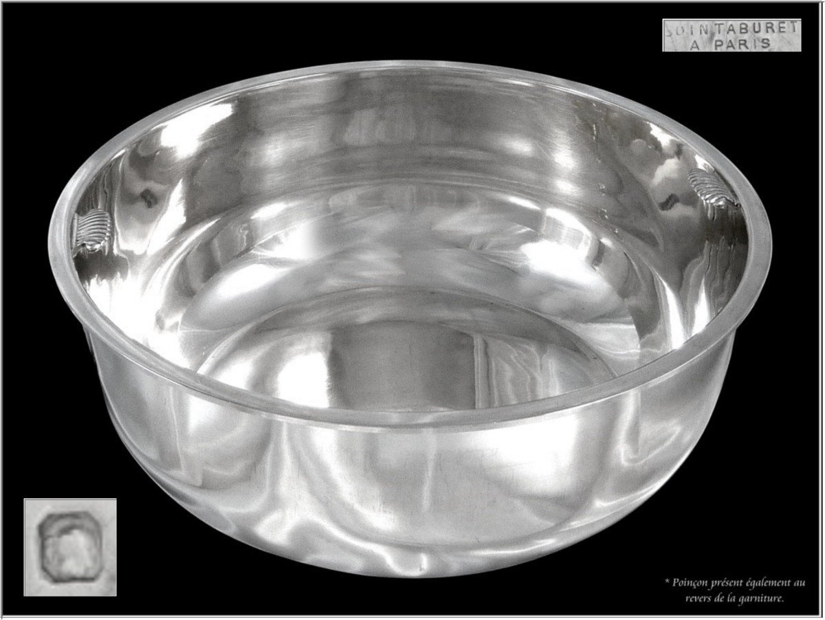 Boin-taburet - Imposing Vegetable Dish And Its Sterling Silver Minerva -photo-3