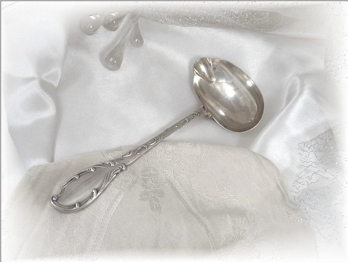 Ravinet-d'enfert - Sterling Silver Sauce Spoon Minerve 1ert.-photo-4