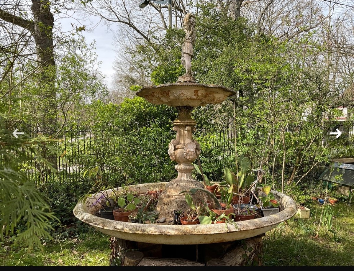 Fontaine De Parc En Fonte De Fer , Travail Du Val D’osne XIX ème siècle -photo-3