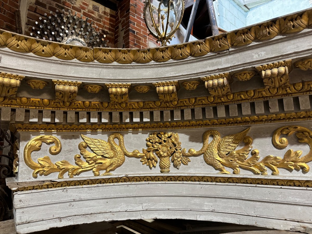 Pair Of Monumental Corinthian Capitals, Early 19th Century -photo-1