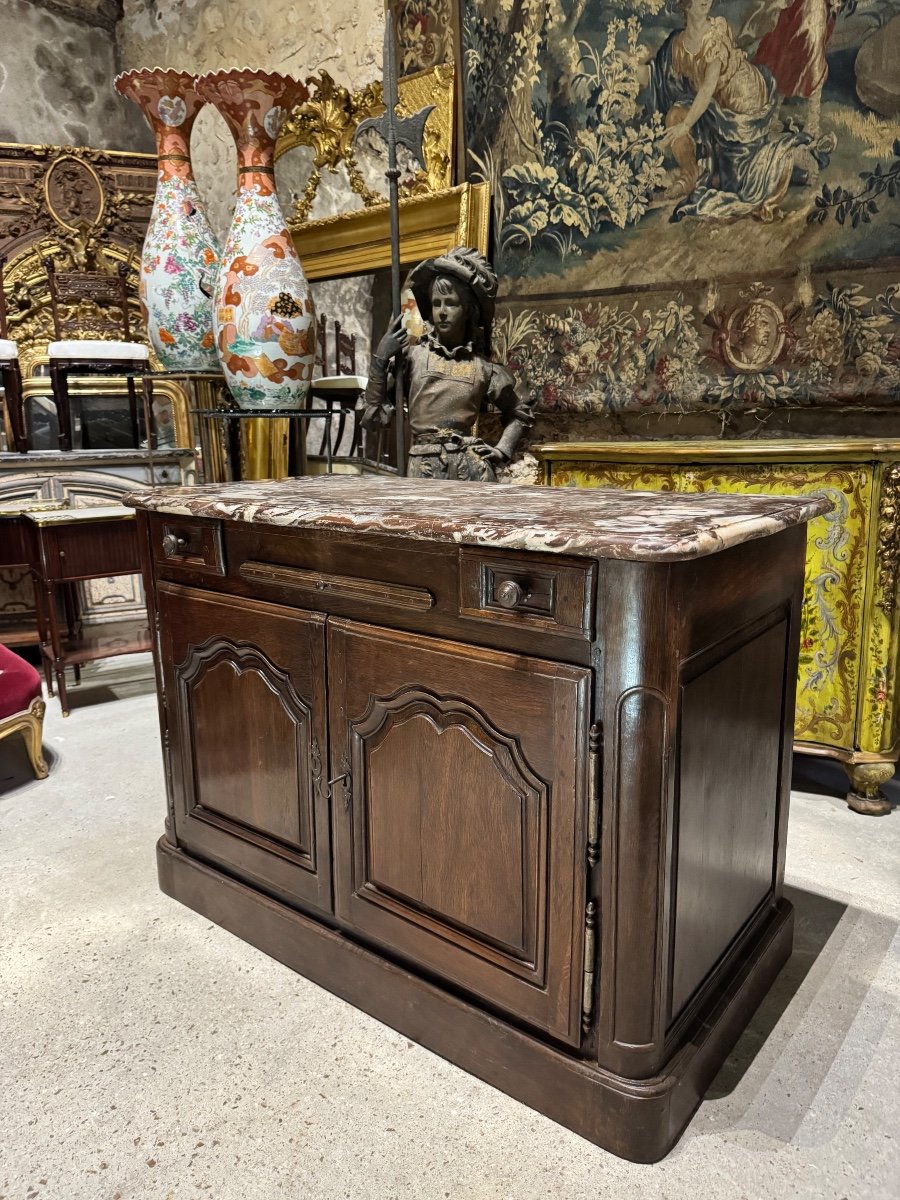 18th Century Oak Hunting Buffet -photo-5