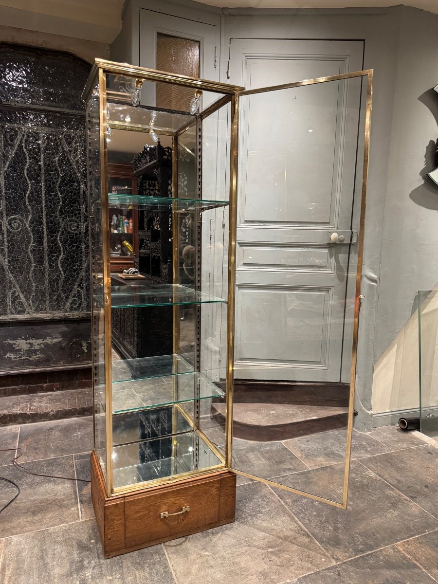 Bronze Display Case Signed By Siegel, Late 19th Century -photo-3