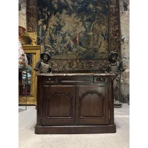 18th Century Oak Hunting Buffet 